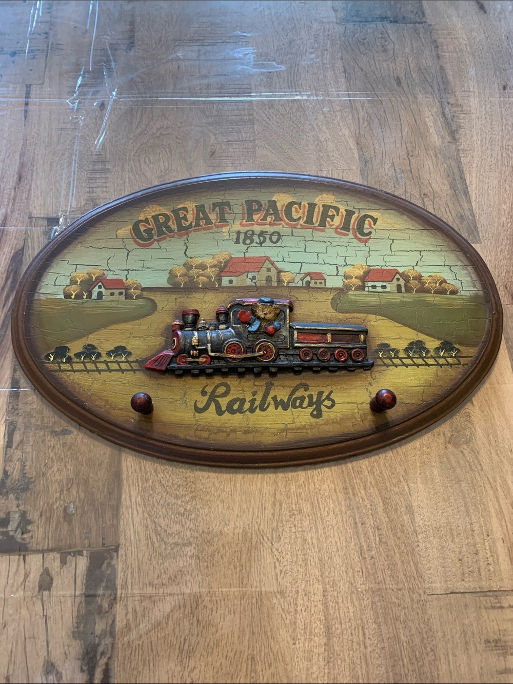 Great Pacific 1850 Railways Wall mounted hat or coat rack